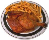 chicken and french fries